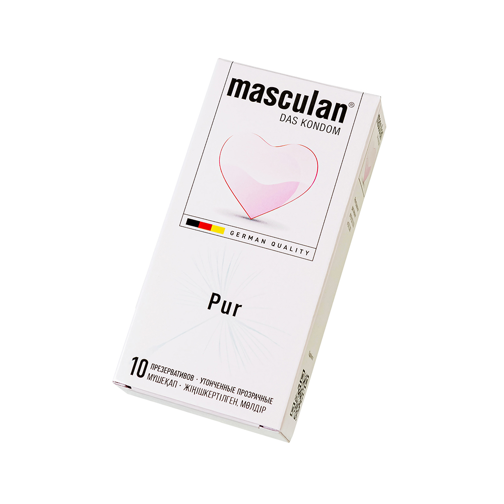 Презервативы masculan Pur № 10 утонченные, 18,5 см, 5.3 см, 10 шт.