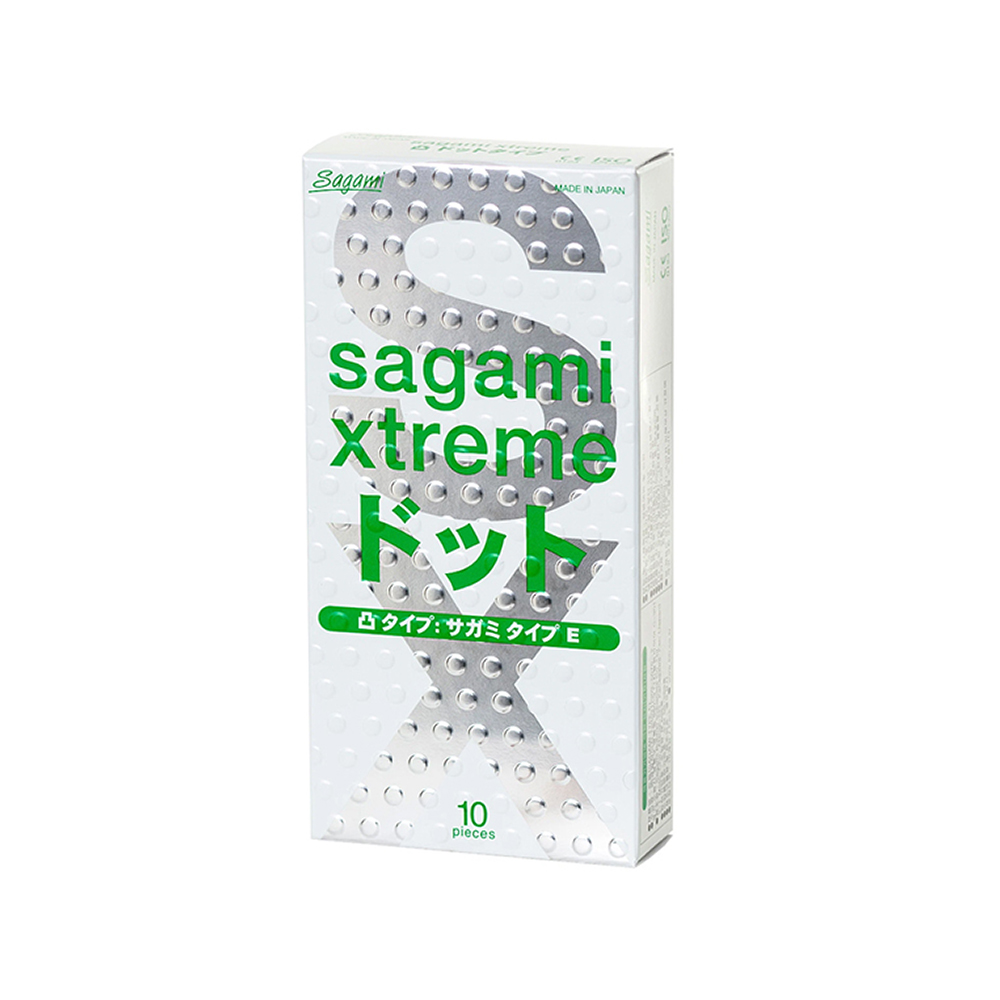 Презервативы Sagami, xtreme, type-e, латекс, 18,5 см, 5,2 см, 10 шт.