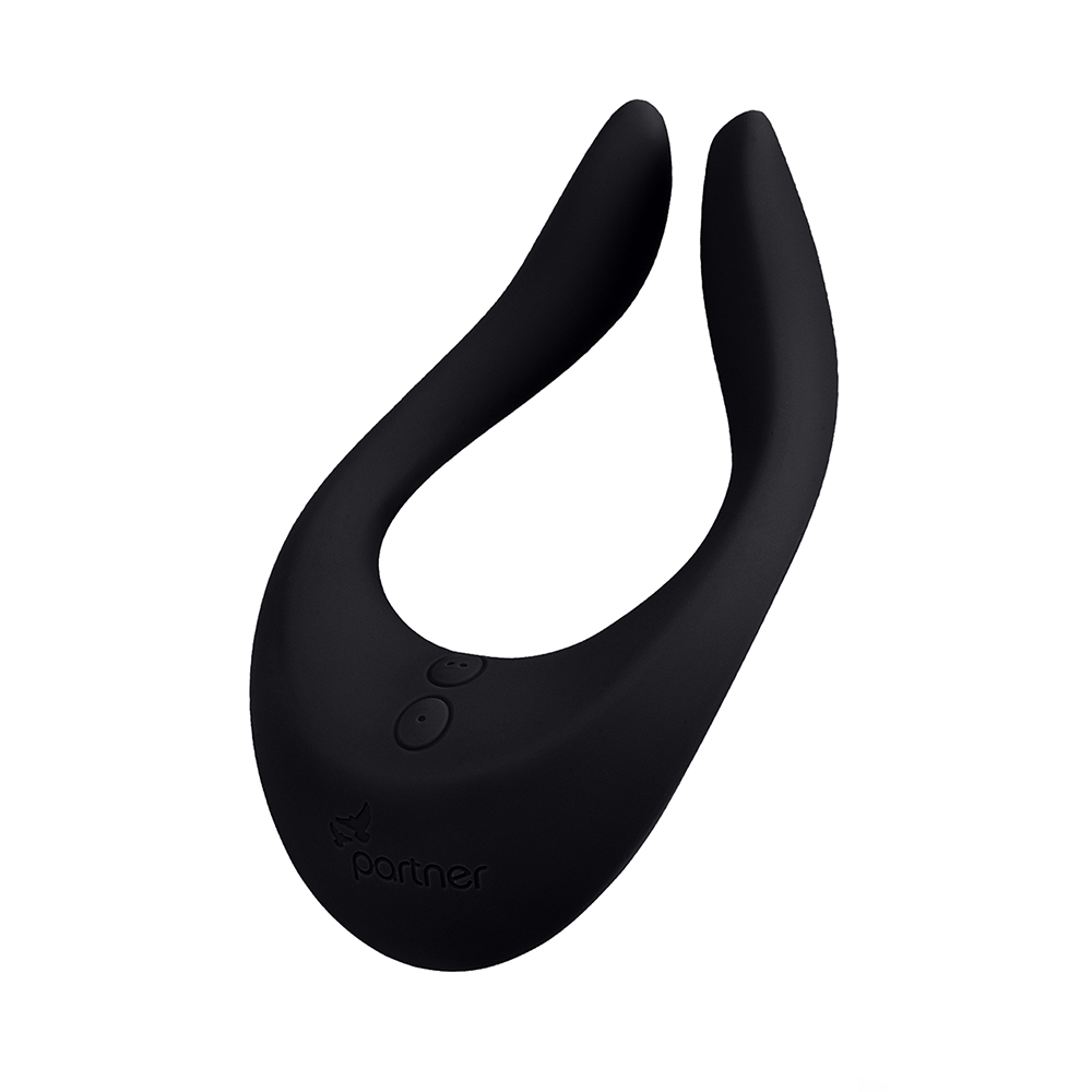 Многофункциональный стимулятор для пар Satisfyer Partner Multifun 2, силикон, чёрный, 13,5 см.