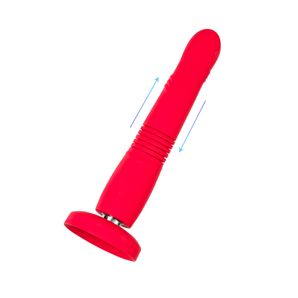 Пульсатор Gravity Lovense TPE, красный, силикон, 25,9 см