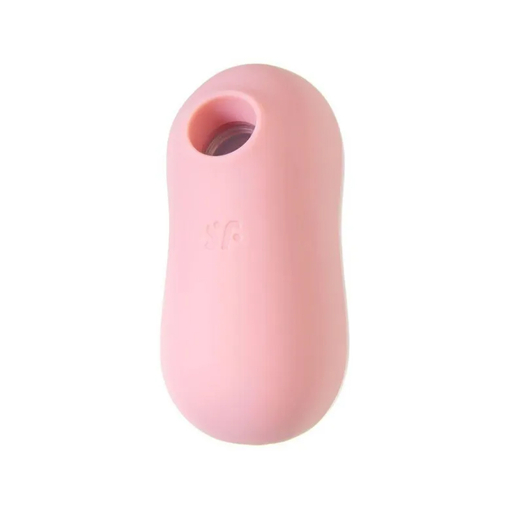 Вакуум-волновой бесконтактный стимулятор клитора Satisfyer Cotton Candy, силикон, розовый