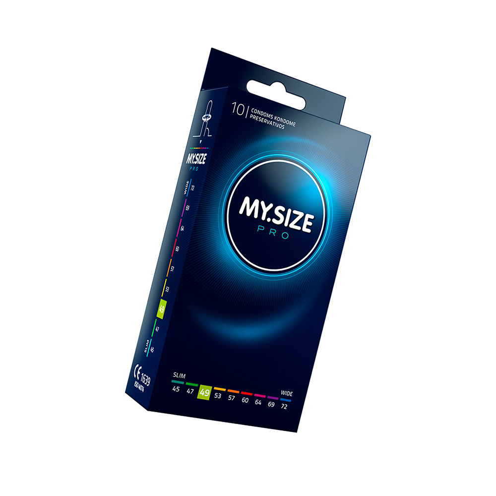Презервативы My.Size, латекс, 16 см, 4,9 см, 10 шт.
