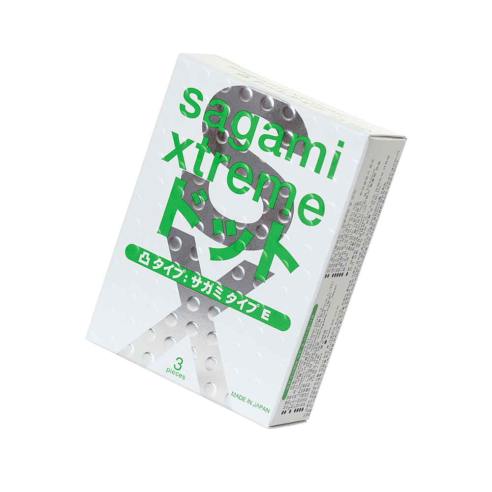 Презервативы Sagami, xtreme, type-e, латекс, 18,5 см, 5,2 см, 3 шт.