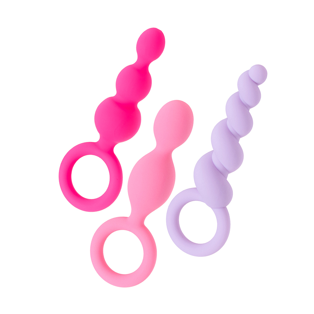 Набор анальных плагов Satisfyer, силикон, ассорти, 13,5 см.