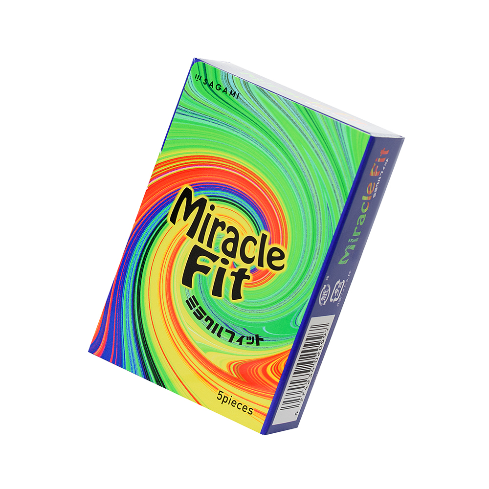 Презервативы Sagami, miracle fit, латекс, 18,5 см, 5,2 см, 5 шт.