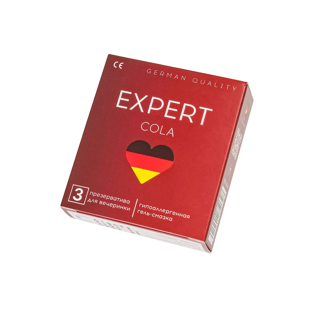 Презервативы EXPERT Cola Germany 3 шт. (аромат Колы)
