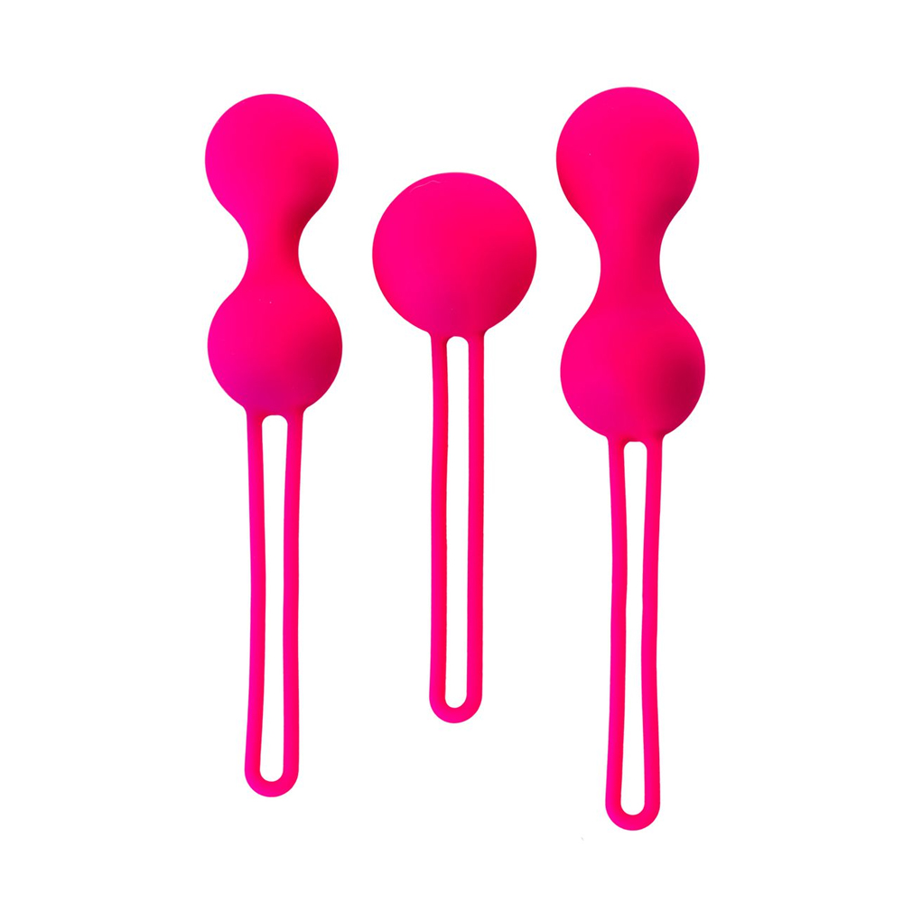 Вагинальные шарики A-Toys by TOYFA Redvil, силикон, розовые, 16,5 см