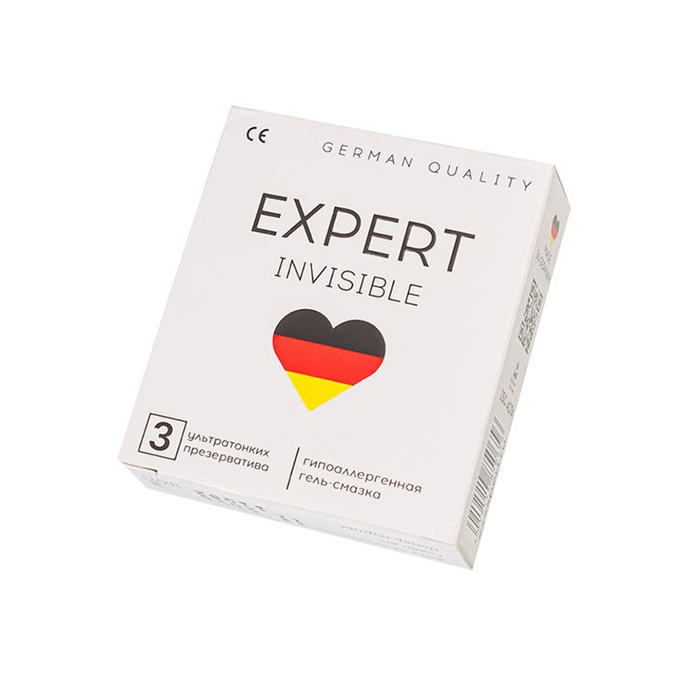 Презервативы EXPERT Invisible Germany 3 шт. (ультратонкие)