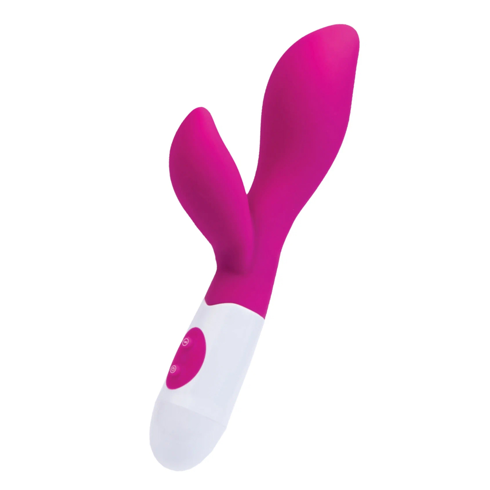 Вибратор с клиторальным стимулятором TOYFA A-Toys Lilu, силикон, розовый, 20 см