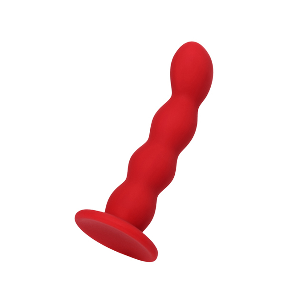 Анальный фаллоимитатор ToDo by Toyfa Favorite, силикон, красный, 13 см, Ø 2,8 см