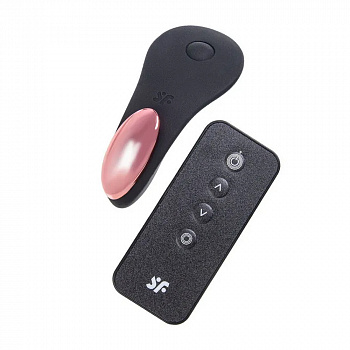 Вибромассажер Satisfyer LITTLE SECRET, силикон, чёрный, 8 см