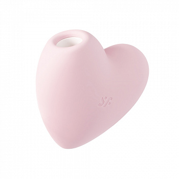 Вакуум-волновой бесконтактный стимулятор клитора Satisfyer Cutie Heart, силикон, розовый