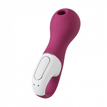 Вакуум-волновой бесконтактный стимулятор клитора Satisfyer Lucky Libra, силикон, красный, 15,7 см