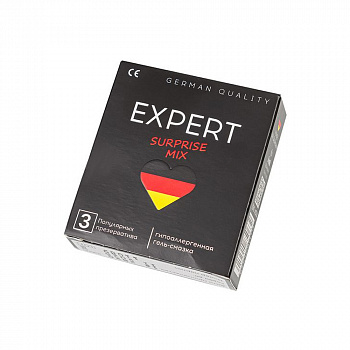 Презервативы EXPERT Surprise Mix Germany 3 шт. (Микс)