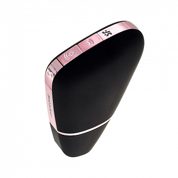 Вакуум-волновой бесконтактный стимулятор клитора Satisfyer Love Triangle, силикон, черный, 8,8 см.
