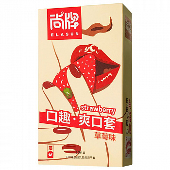 Презервативы Elasun Strawberry, 10 шт