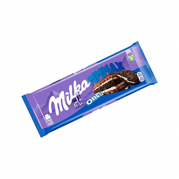 Шоколадная плитка Milka с начинкой OREO, 300гр