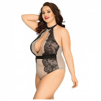 Боди Candy Girl Samantha, серое (2XL)
