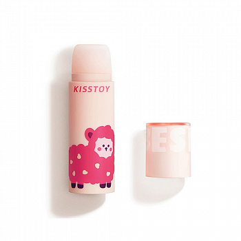 Клиторальный вибратор с вакуумной стимуляцией KISSTOY BAABES, розовый