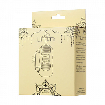 Мастурбатор нереалистичный Lingam by TOYFA  Khani, TPE, прозрачный, 9 см