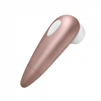 Вакуум-волновой бесконтактный стимулятор клитора Satisfyer Number One, ABS пластик, розовый, 14 см.