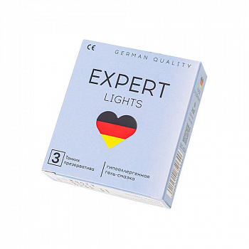 Презервативы EXPERT Lights Germany 3 шт. (ультратонкие)