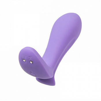 Анальный вибратор Satisfyer Intensity Plug, силикон, фиолетовый, 9 см