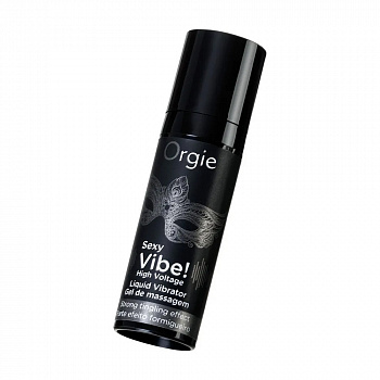 Гель для массажа ORGIE Sexy Vibe High Voltage с усиленным эффектом вибрации, 15 мл