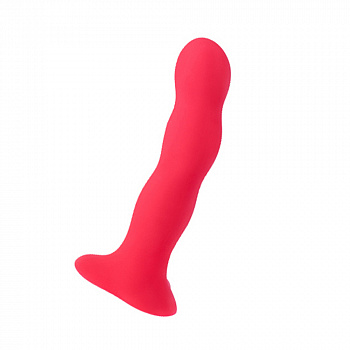 Фаллоимитатор Fun Factory STUBS BOUNCER, силикон, красный, 19 см