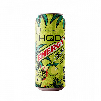 Энергетический напиток HQD Energy - Pomelo Pineapple (Помело Ананас) 450мл