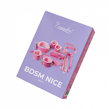 Набор для ролевых игр Eromantica BDSM Nice, розовый