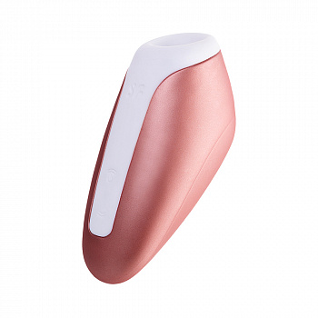 Вакуум-волновой бесконтактный стимулятор клитора Satisfyer Love Breeze, силикон, розовый, 9,5 см.