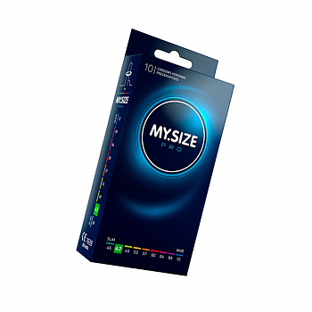 Презервативы My.Size, латекс, 16 см, 4,7 см, 10 шт.