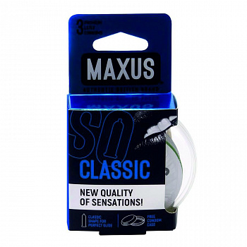 Презервативы MAXUS AIR Classic, классические 3 шт.