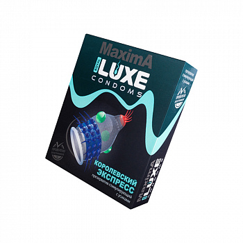 Презервативы Luxe, maxima, «Королевский экспресс», 18 см, 5,2 см, 1 шт.