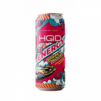 Энергетический напиток HQD Energy - Sparky Boom (Взрывная Малина) 450мл