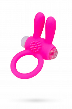 Эрекционное кольцо на пенис TOYFA  A-Toys Rabbi, силикон, розовый, Ø 2,5 см