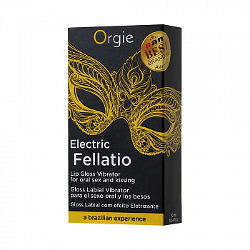 Блеск для губ Orgie Sexy Vibe Electric Fellatio с вибрирующим эффектом, 10 мл