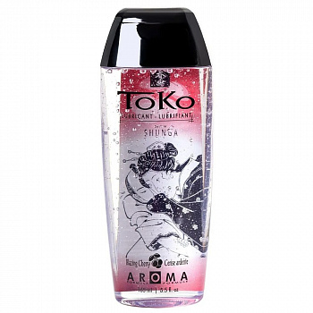 Лубрикант Shunga Toko Aroma на водной основе, вишня, 165 мл