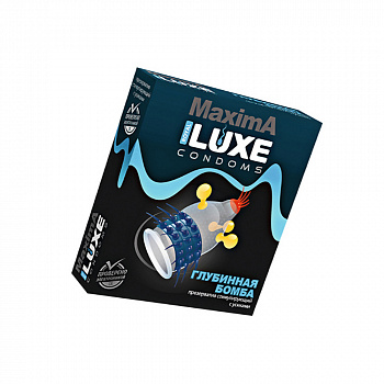 Презервативы Luxe, maxima, «Глубинная бомба», 18 см, 5,2 см, 1 шт.