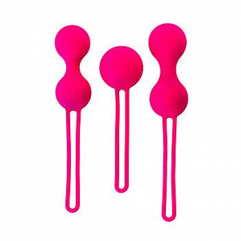 Вагинальные шарики A-Toys by TOYFA Redvil, силикон, розовые, 16,5 см