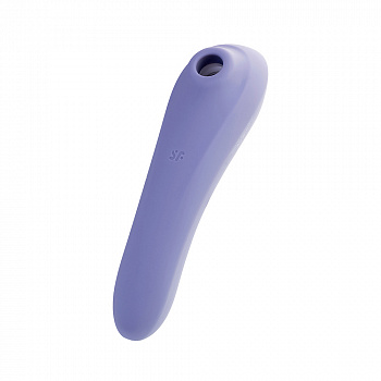 Вакуум-волновой бесконтактный стимулятор клитора Satisfyer Dual Pleasure, силикон, фиолетовый, 17,9 