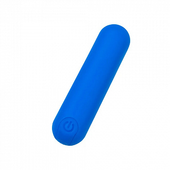Вибропуля A-Toys NEP, силикон, синий, 8 см