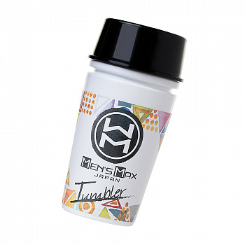 Мастурбатор нереалистичный, Tumbler Square, MensMax, TPE, белый, 16.3 см