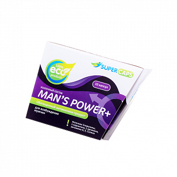 Капсулы Man"s Power плюс возбуждающее средство, 10 шт.