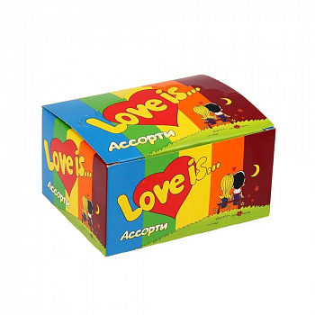 LOVE IS, жевательная резинка, Микс, 4.2гр