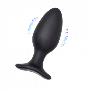 Анальная втулка LOVENSE Hush 2 (S), силикон, черная, 12,1 см